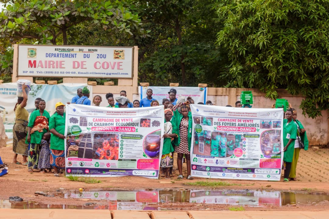 Lancement de la campagne de vente des foyers améliorés GNONNU-DANU et des charbons écologiques Akan super — Mairie de Covè — 09 juillet 2026